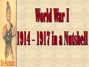 World War I: On the Homefront
