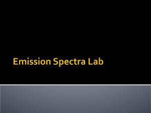 Emission Spectra Lab