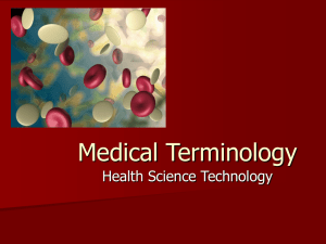 Medical Terminology