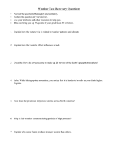 Weather Test Recovery Questions