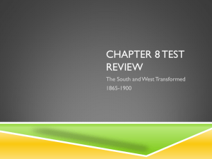 Chapter 8 Test Review