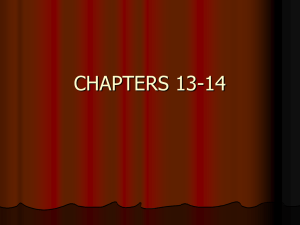 CHAPTERS 13-14