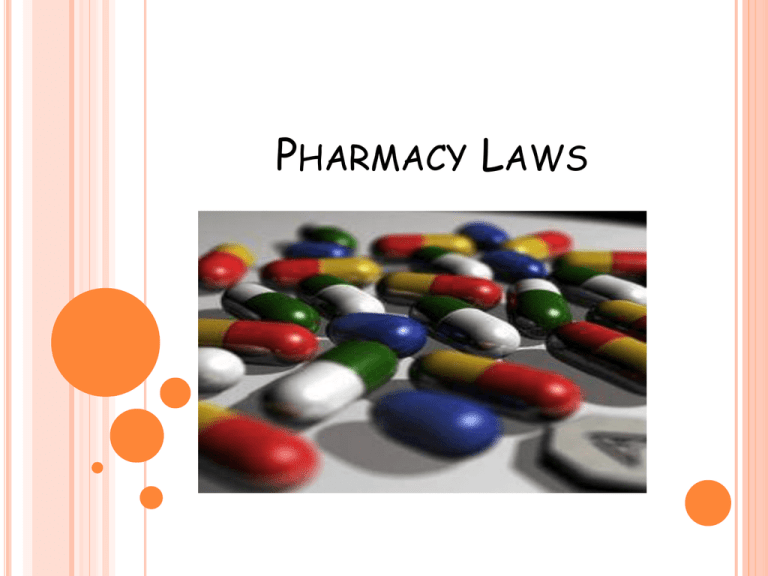 Pharmacy Laws