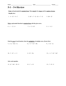 5-4 Review