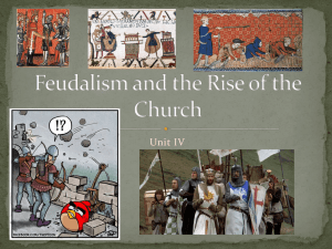 Feudalism and the Rise of the Church