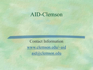 AID Clemson