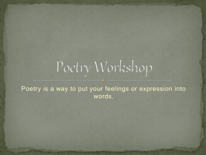 Poetry Workshop