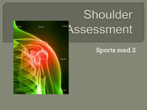 Shoulder Assessment