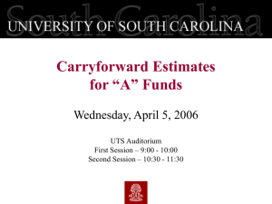 Carryforward?