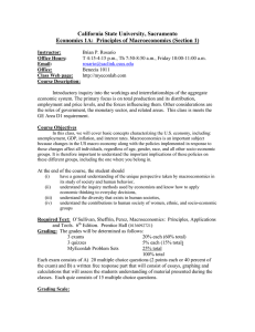 sect. 1 w/Dr. Rosario - California State University, Sacramento