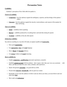 Persuasion Notes