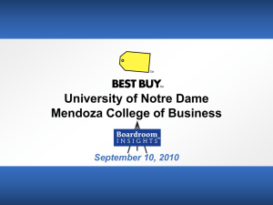 Connected - Mendoza College of Business