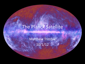 Planck Satellite . - FSU High Energy Physics