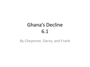Ghana*s Decline 6.1