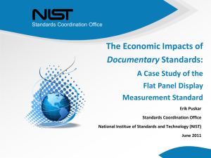 The economic impacts of documentary standards