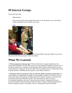 09 Interest Groups