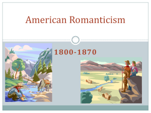 American Romanticism: History, Characteristics, Authors