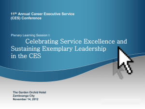 victories - Career Executive Service Board