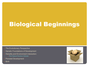 Biological Beginnings