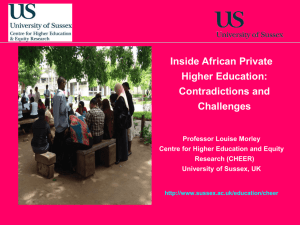 Inside African Private Higher Education