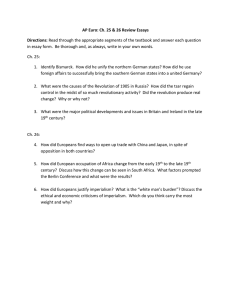 AP Euro Ch. 25 & 26 Review Essays