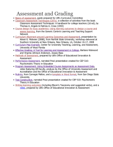 Assessment - University at Buffalo