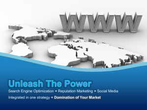 Domination of Your Market