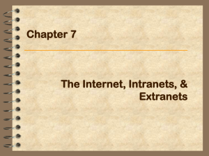 Internet, Intranets, & Extranets Presentation