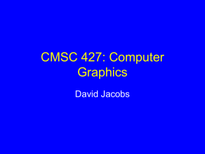 CMSC 426: Image Processing (Computer Vision)