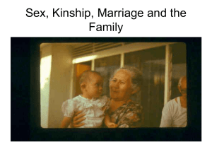 Sex, Marriage, Family, Household