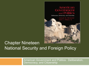 Foreign policy is