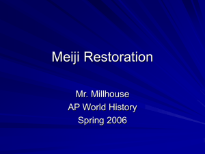 Meiji Restoration