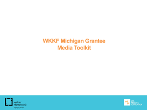 Powerpoint: WKKF Communication Basics Toolkit