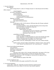 APUS Unit 6 Industrialization Notes