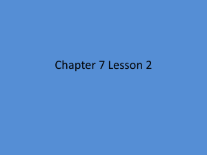 Chapter 7 Lesson 2