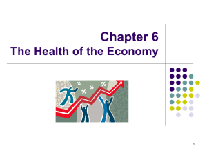 Chapter 6 The Health of the Economy