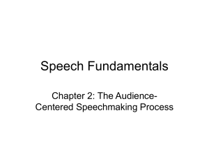 Speech Fundamentals - Matt's Media Research