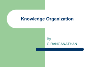 Knowledge Organization