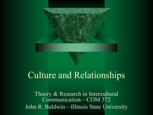 Culture and Relationships - My Illinois State