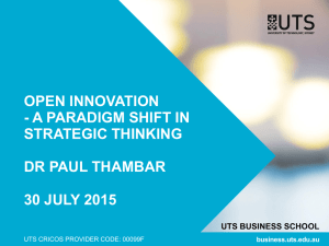 Open strategy/Innovation