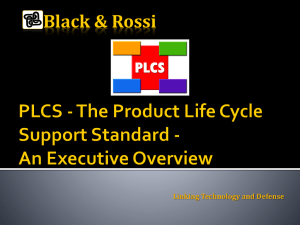 PLCS - The Product Life Cycle Support Standard