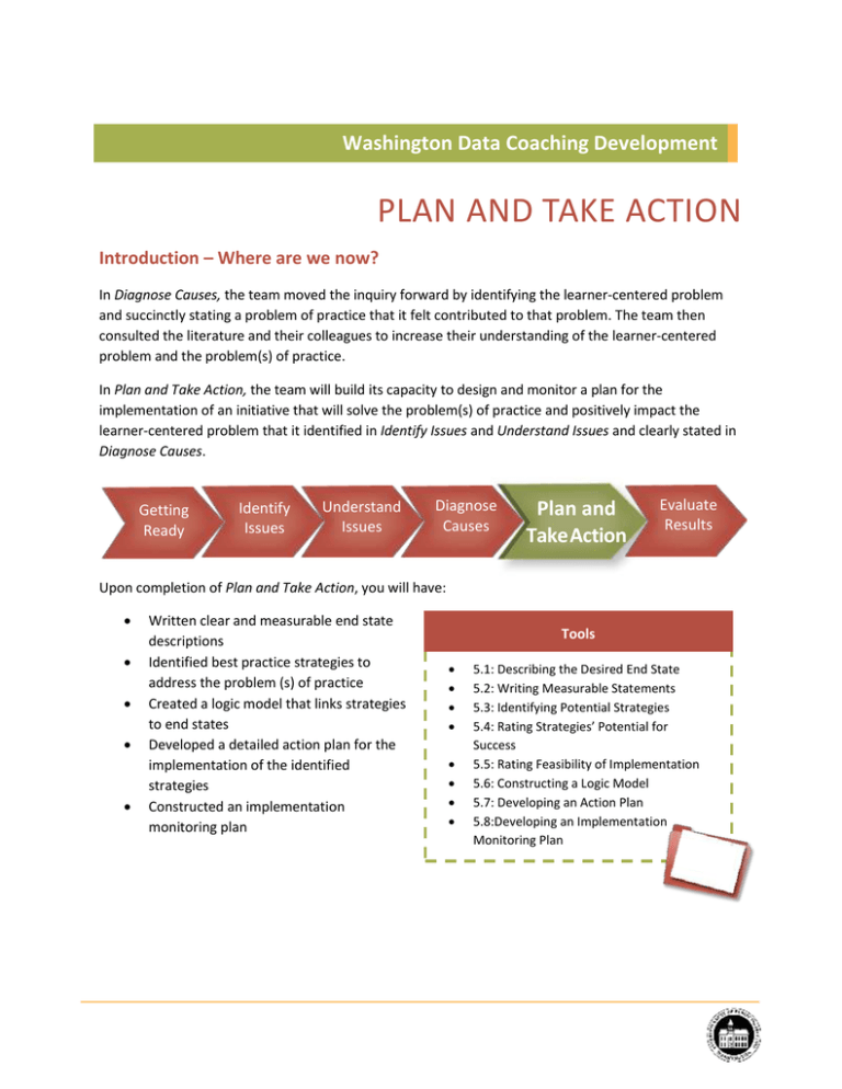 Chapter 5: Plan and Take Action