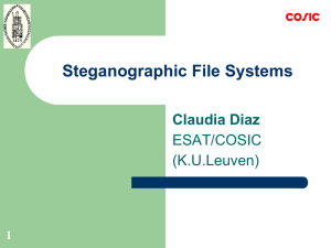 Traffic Analysis on a Continuously-Observable Steganographic File