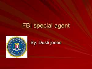 FBI special agent