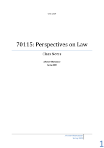 Perspectives (D) International Law