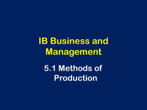 5.2 Methods of Production KGL
