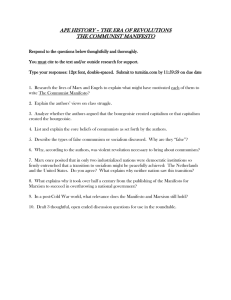 the communist manifesto