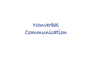 Nonverbal Communication: Kinesics, Proxemics & More