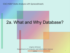 2a-What&Why - Computer & Information Science @ IUPUI
