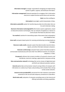 Information manager\ manager responsible for designing and